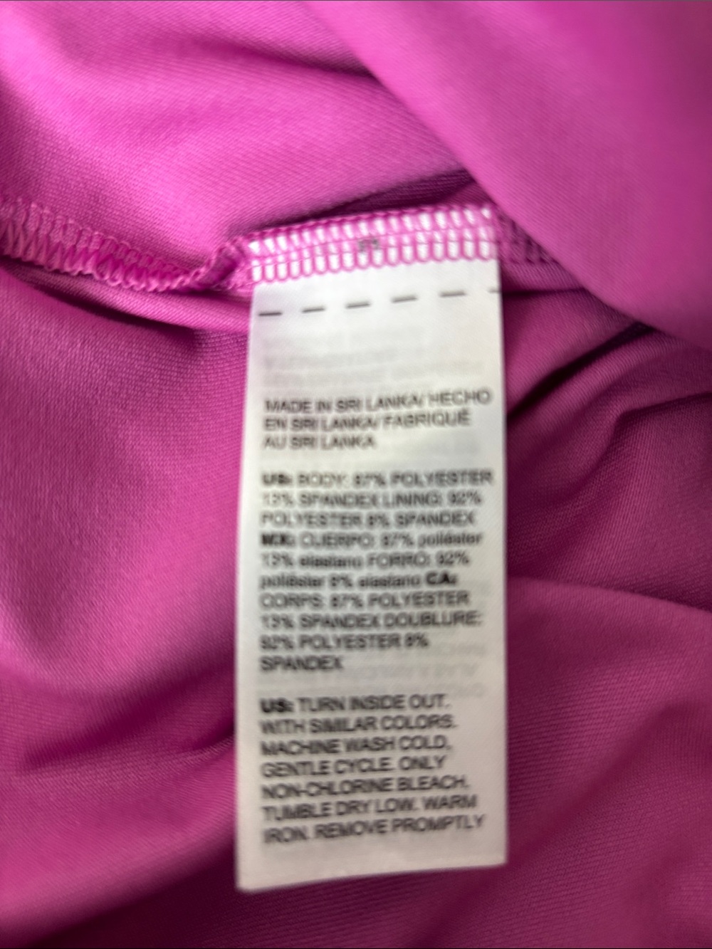 Chico's Purple & Pink Multicolor Printed Mini Skirt - Picture 10 of 11